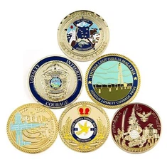 Mindesmærke Customized Maker Metal Stamping Custom Challenge Coin