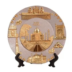 Metal Plaque Award Round for Souvenir Plate Gave