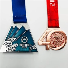 Metallisk løbemedalje til Marathon Sports Event